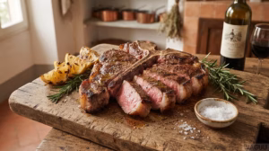 Bistecca alla Fiorentina – costata di manzo toscana spessa alla griglia