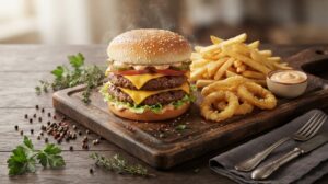 Cheeseburger Classique au Double Fromage