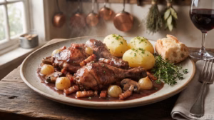 Coq au Vin – kohout na červeném víně