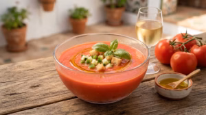 Gazpacho Andaluz – studená andaluská rajčatová polévka