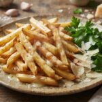 Hranolky s cesnakom a parmezánom