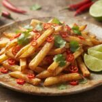 Hranolky s chilli a limetkou