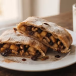 Apfelstrudel – traditioneller Strudel mit Äpfeln, Zimt und Rosinen
