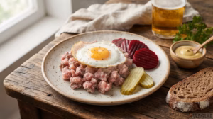 Labskaus – piatto nord-tedesco di patate, manzo e cipolle