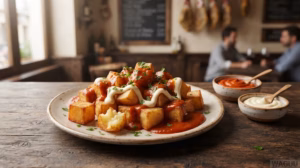 Patatas Bravas – pikantní brambory s omáčkou brava