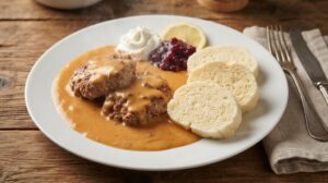 Carne de res checa en salsa de crema – Versión rápida con carne picada