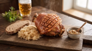 Schweinshaxe – pečené bravčové koleno