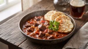 Wiener Gulasch – Viennese Beef Goulash with Onions and Paprika