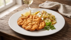 Wiener Schnitzel – Viennese Veal Cutlet in a Crispy Breadcrumb Crust