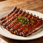 Travers de porc barbecue