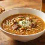 Bohnensuppe mit geräuchertem Fleisch