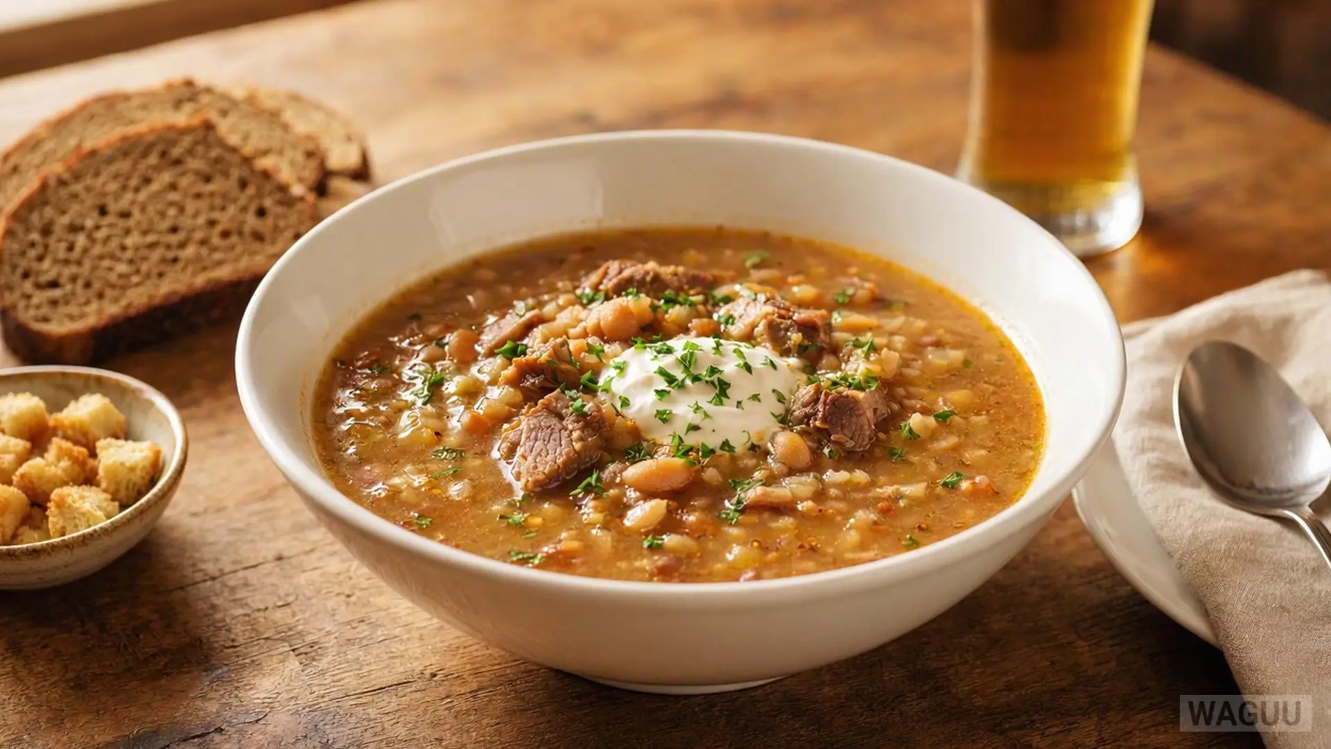 Bean Soup with Smoked Meat