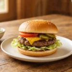 Hamburger au bœuf