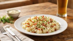 Gnocchetti di patate con bryndza e pancetta