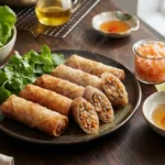 Chả Giò – smažené vietnamské závitky s masem, zeleninou a nudlemi