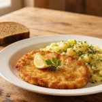 Schnitzel mit Kartoffelsalat