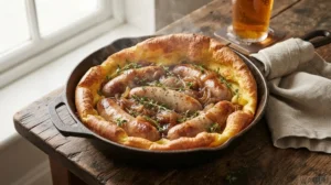 Toad in the Hole – britské klobásky v těstě